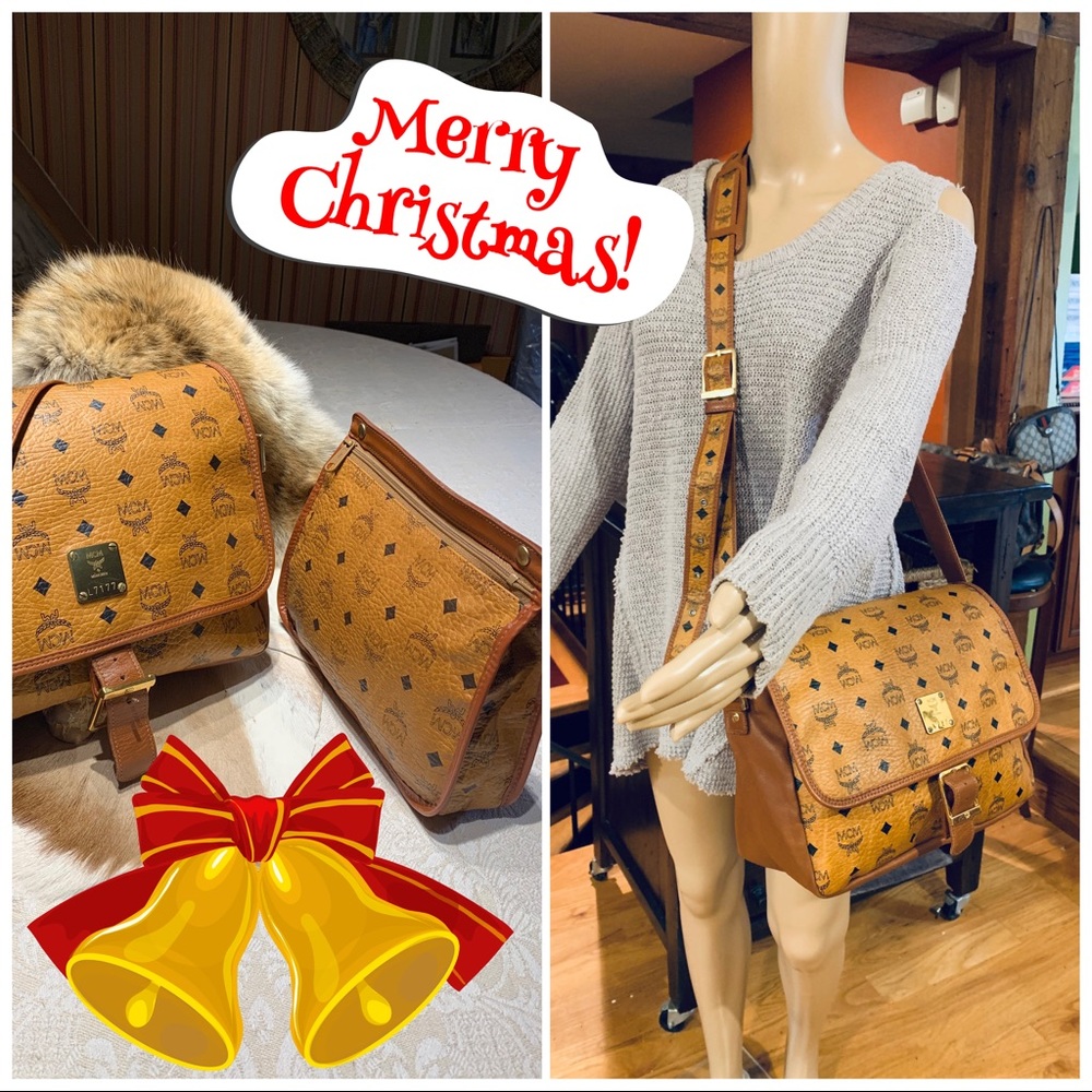 ❌SOLD❌🎄 MCM GorG CROSSBODY w/Beautiful POUCH - Picture 2 of 8